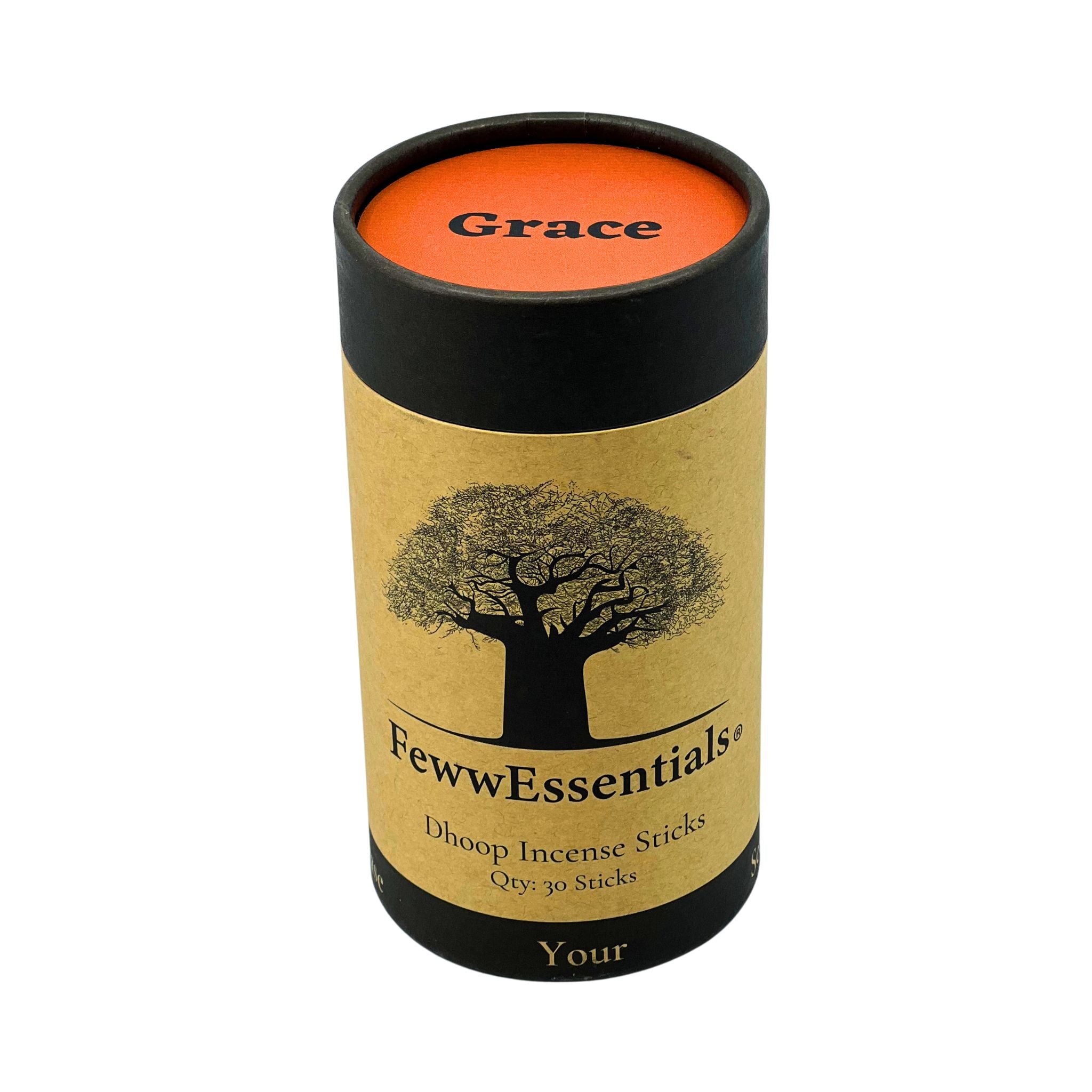 "FewwEssentials Grace Dhoop Incense Sticks, embodying elegance and calm."