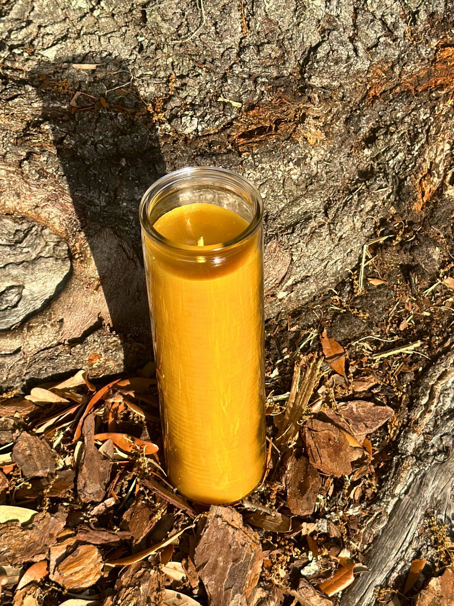 100-Hour Pure Beeswax Devotional Candle - Sacred Illumination