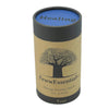Image of FewwEssentials Dhoop Incense Sticks with the scent name Healing in a Circular Kraft Brown Box with Navy Blue Lid